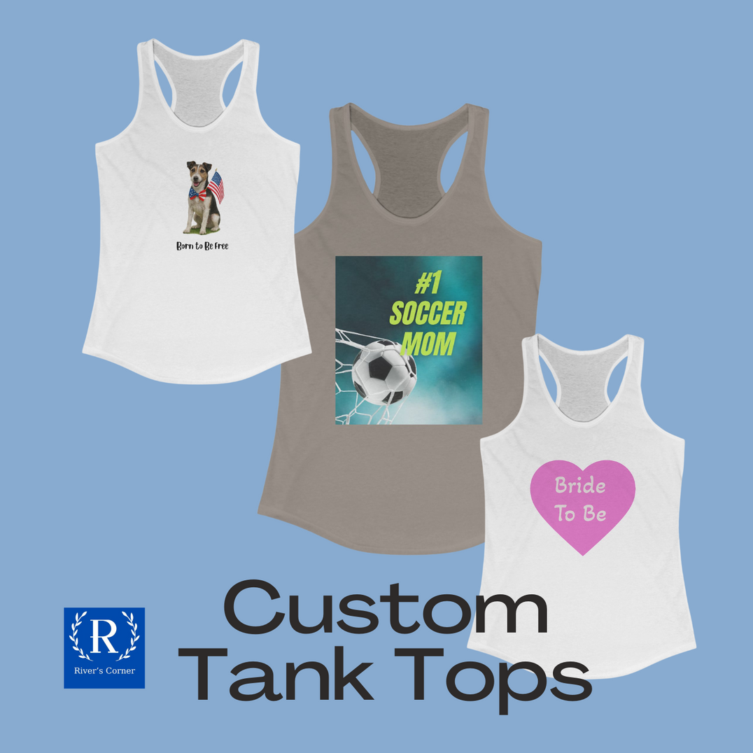 3 custom tank tops for women