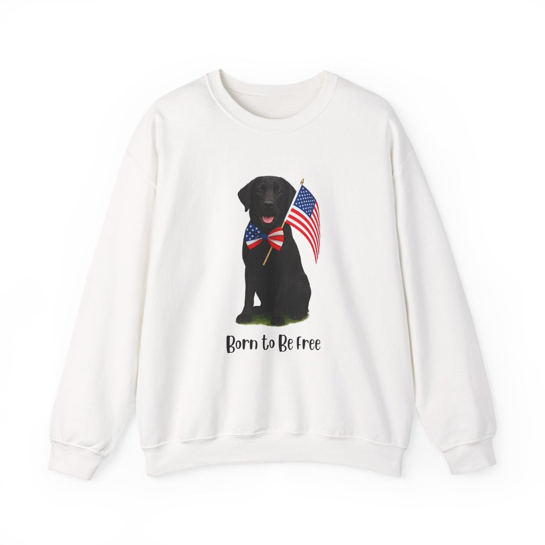 All-American Dog Lover Freedom Crewneck Sweatshirt
