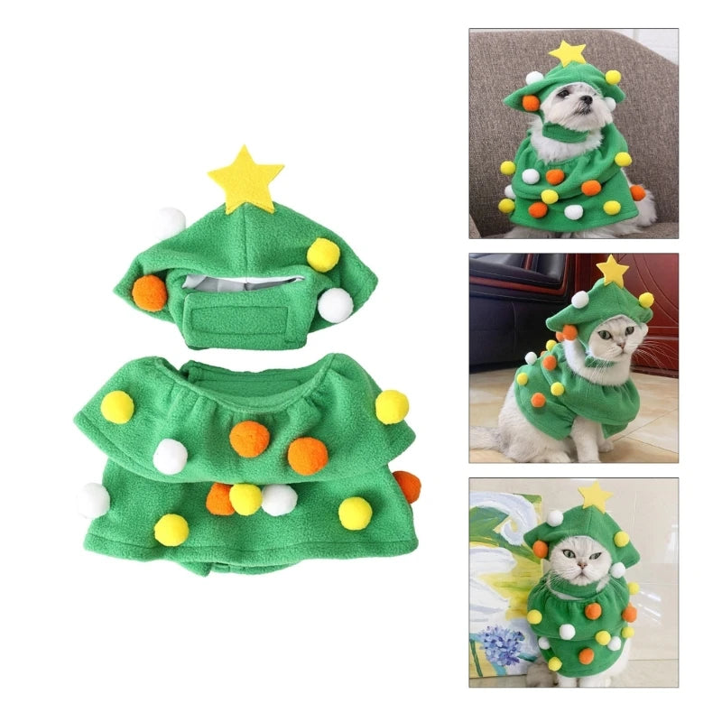 Christmas Tree outfit for cats & small dogs