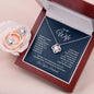 Love Knot Earring & Necklace Set For My Wife