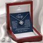 Love Knot Earring & Necklace Set For My Wife