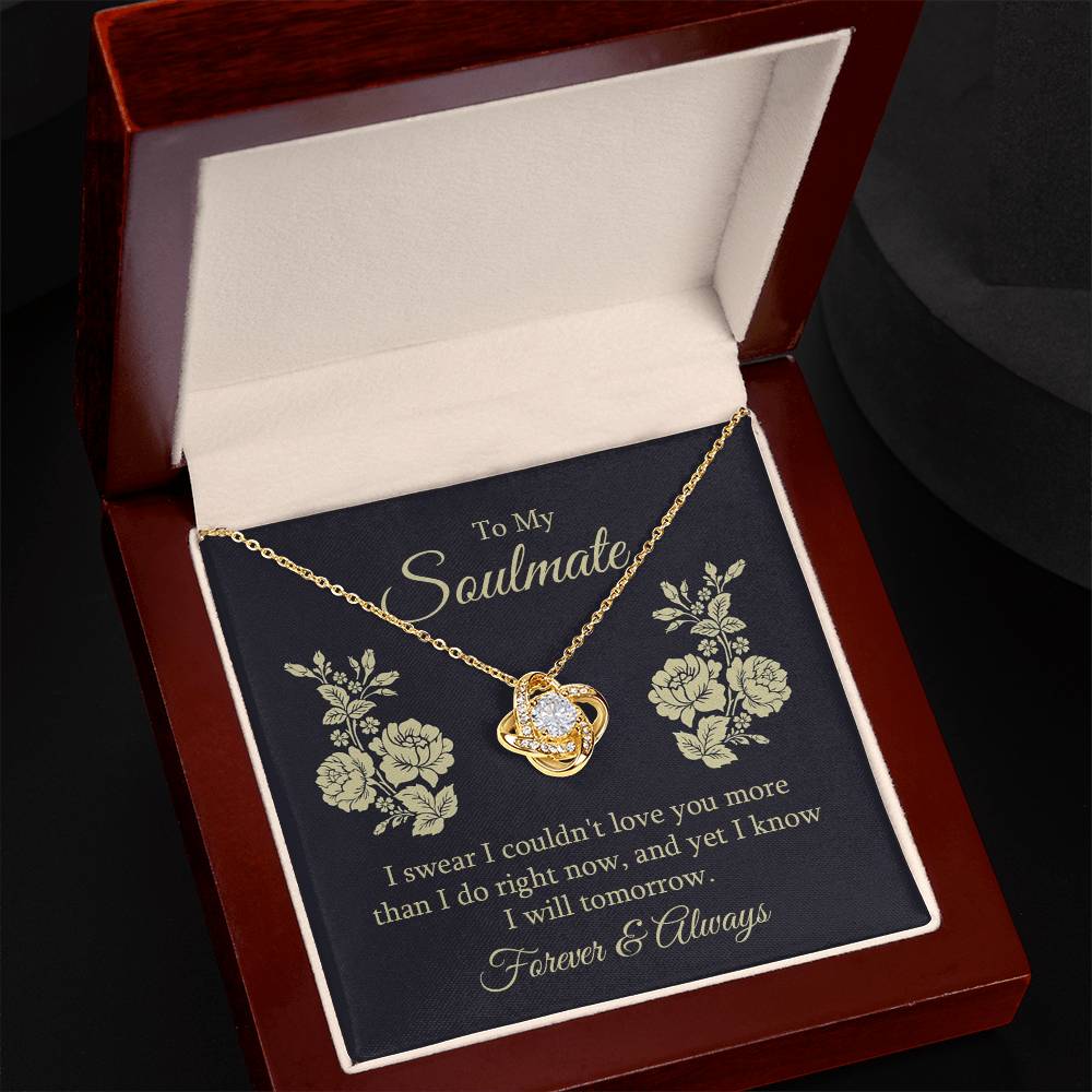 Forever & Always Soulmate Love Knot Necklace
