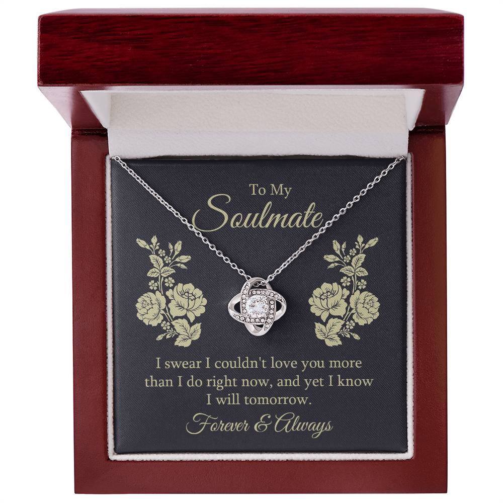 Forever & Always Soulmate Love Knot Necklace