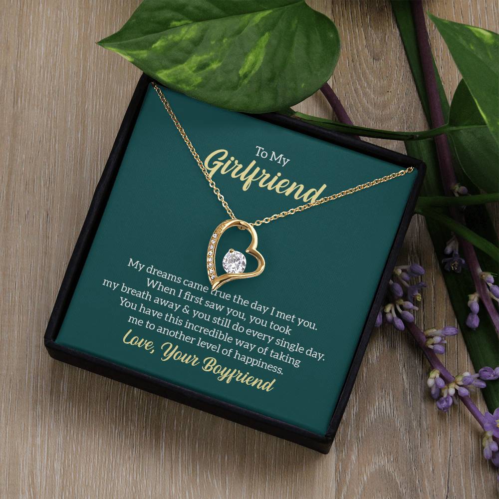 Forever Love Necklace For My Girlfriend
