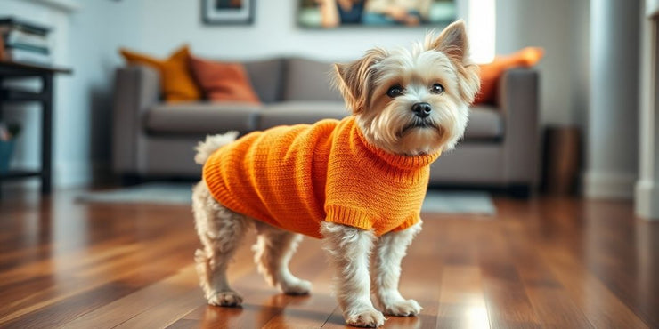 Fashionable dog models dog clothing.