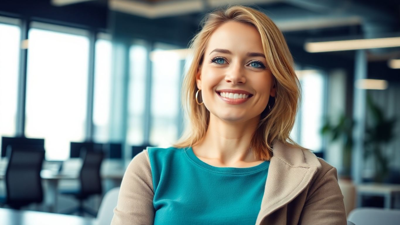 Comfortable and stylish professional work attire.