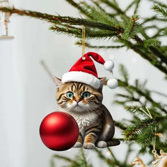  Cat Christmas Ornaments