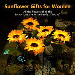 Sunflower Solar Lawn Lights