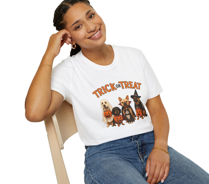 Night of the Howling Hounds — Haunted Dog Squad Trick-or-Treat Tee