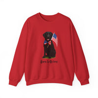 All-American Dog Lover Freedom Crewneck Sweatshirt