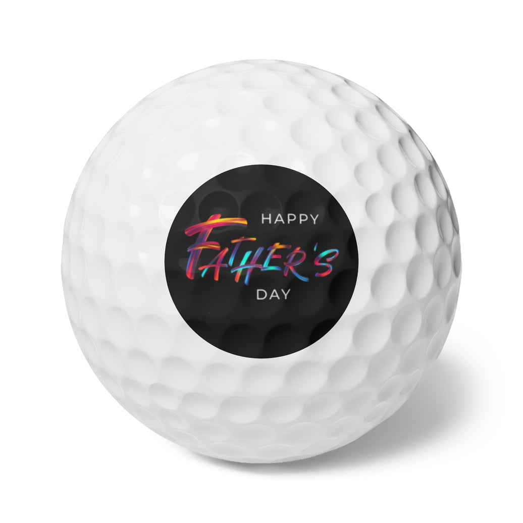 -Say Happy Father’s Day on the Course with Imprinted Golf Balls--6 golf balls