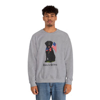 All-American Dog Lover Freedom Crewneck Sweatshirt