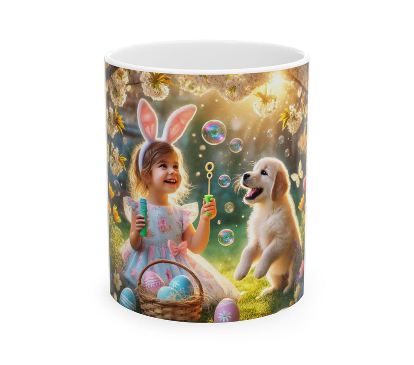 Easter Ceramic Mug - Chasing Dreams & Butterflies