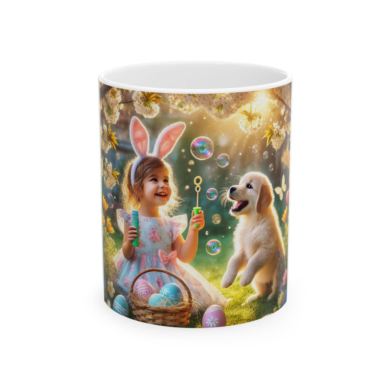 Easter Ceramic Mug - Chasing Dreams & Butterflies