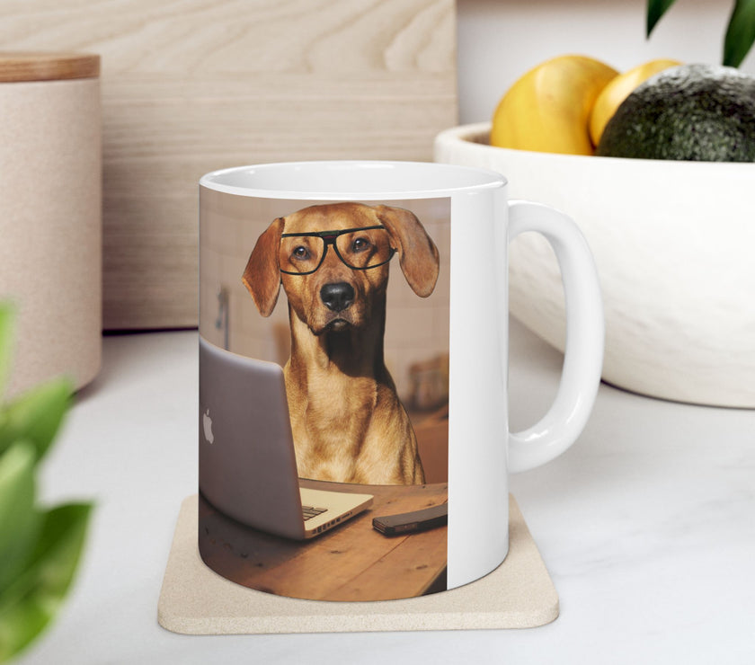 Dog Owner Coffee Mug – “I Work Hard So My Dog Can Have a Better Life”