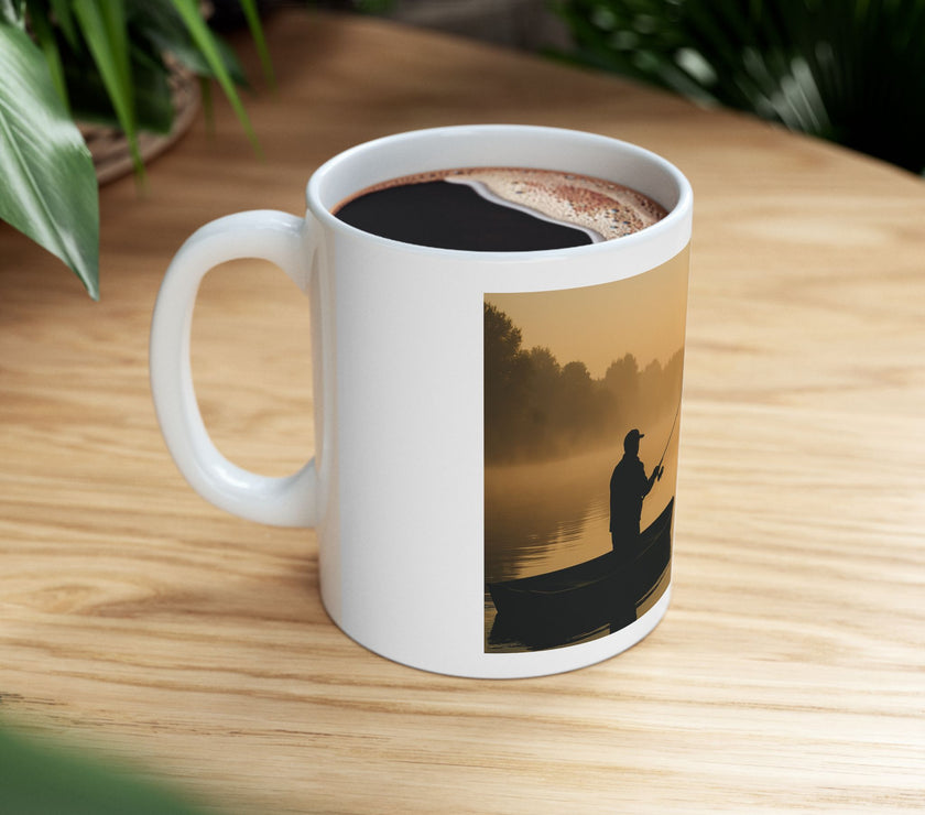 Therapy at Dawn Ceramic Mug – For Peaceful Morning Anglers
Success
