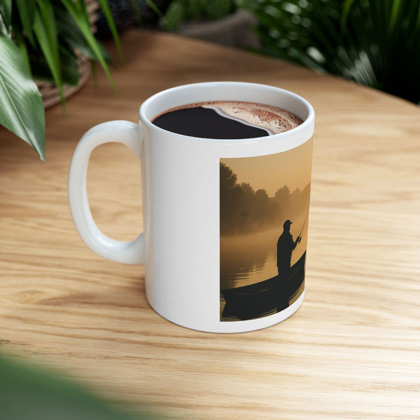 Therapy at Dawn Ceramic Mug – For Peaceful Morning Anglers
Success
