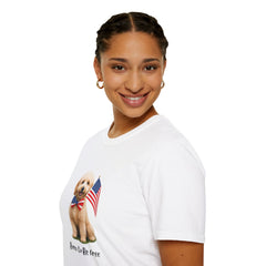 All-American Goldendoodle Lover Freedom Tee Shirt