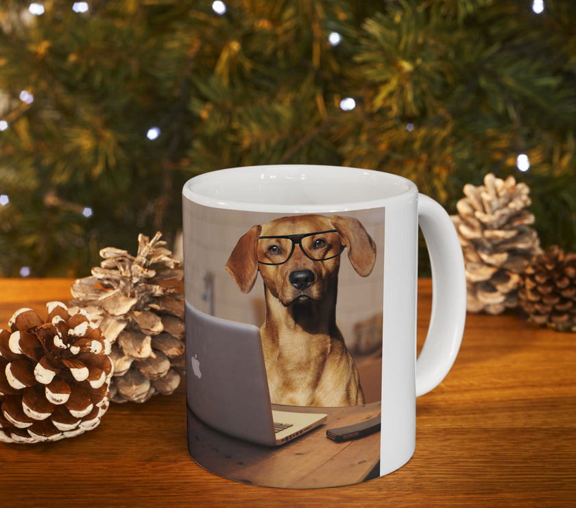 Dog Owner Coffee Mug – “I Work Hard So My Dog Can Have a Better Life”