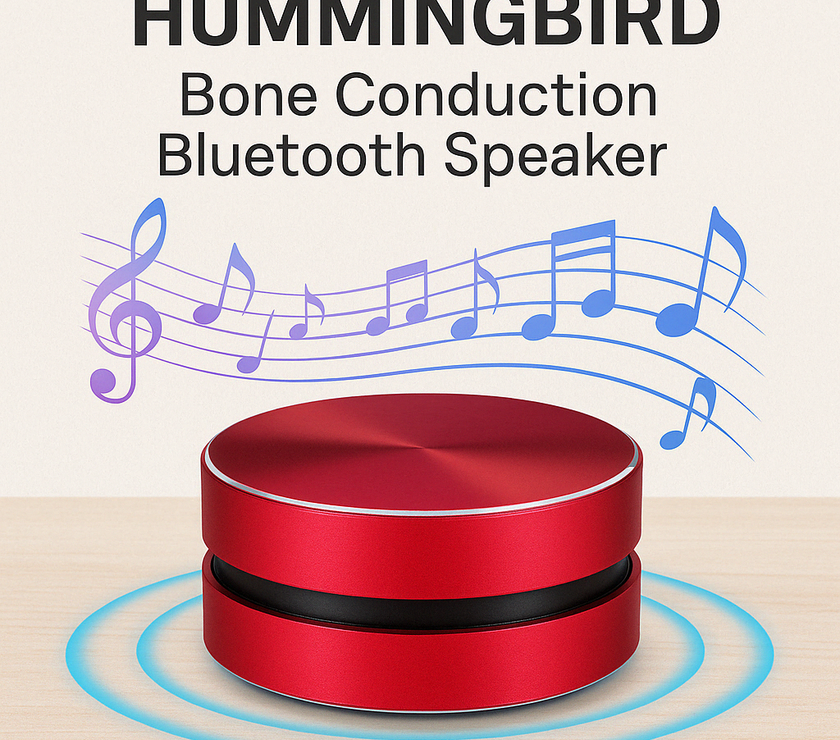 Hummingbird Bone Conduction Bluetooth Speaker