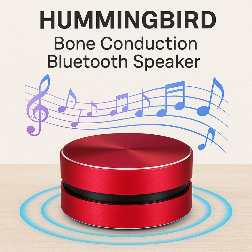 Hummingbird Bone Conduction Bluetooth Speaker