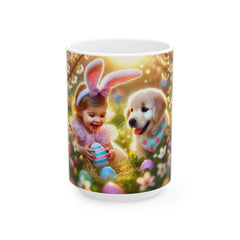 Easter Ceramic Mug: Cherish The Little Things