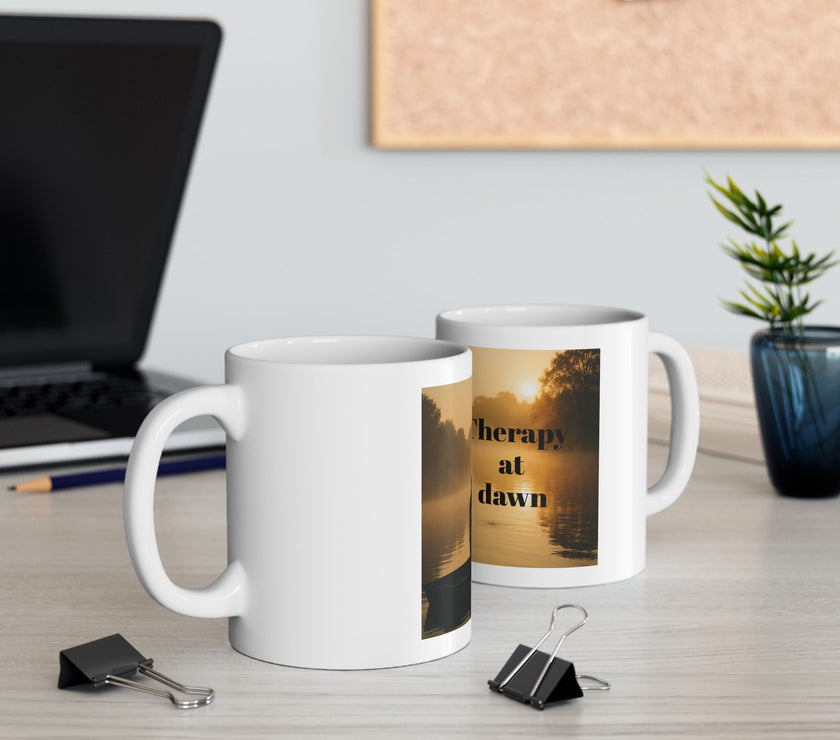 Therapy at Dawn Ceramic Mug – For Peaceful Morning Anglers
Success
