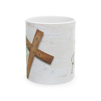 Inspirational Ceramic Coffee Cup- "He is not here: He has Risen"
