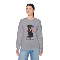 All-American Dog Lover Freedom Crewneck Sweatshirt