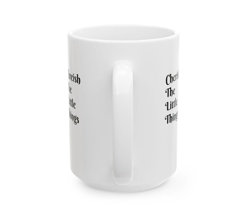 Easter Ceramic Mug: Cherish The Little Things
