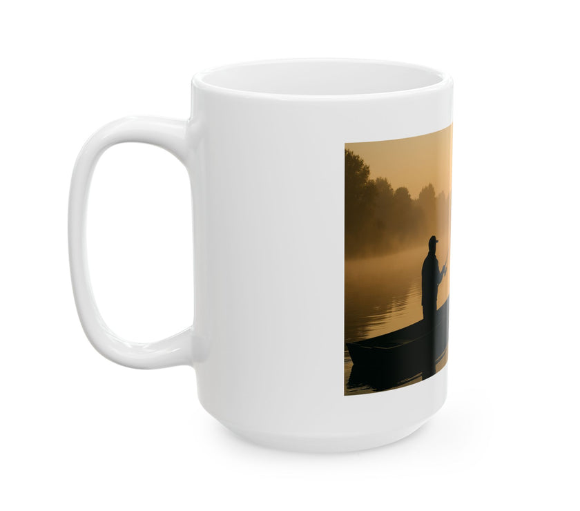 Therapy at Dawn Ceramic Mug – For Peaceful Morning Anglers
Success
