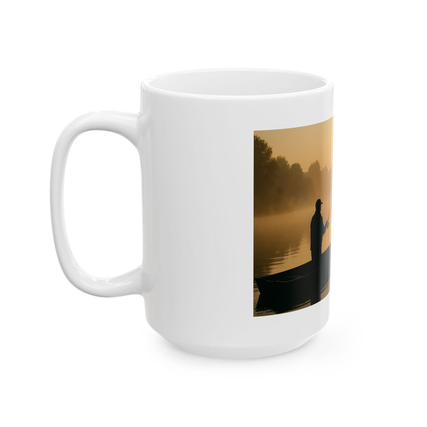 Therapy at Dawn Ceramic Mug – For Peaceful Morning Anglers
Success

