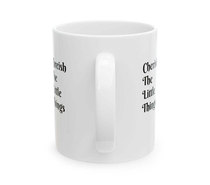 Easter Ceramic Mug: Cherish The Little Things