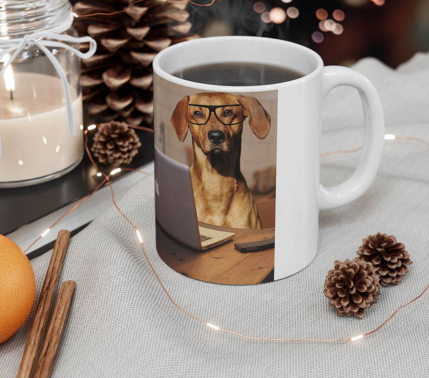 Dog Owner Coffee Mug – “I Work Hard So My Dog Can Have a Better Life”