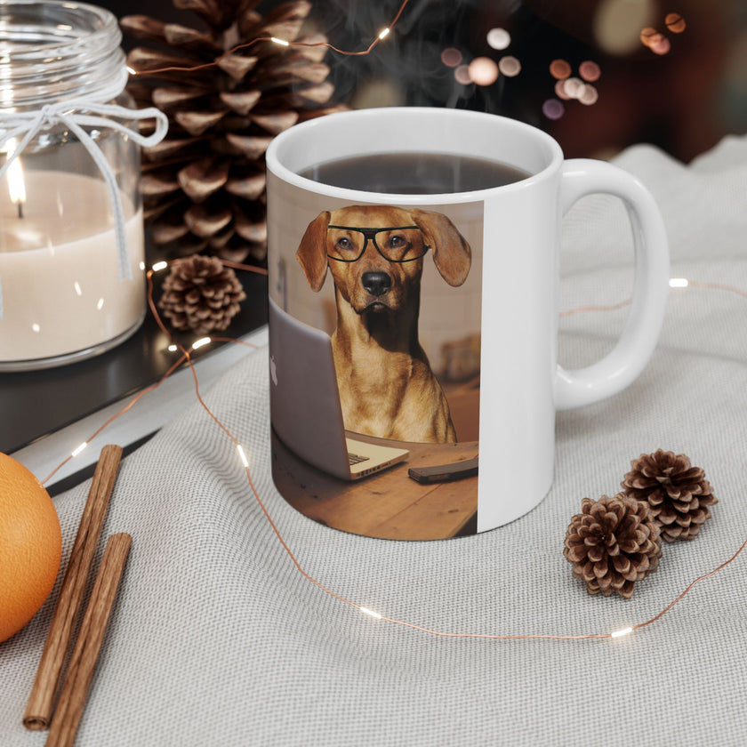 Dog Owner Coffee Mug – “I Work Hard So My Dog Can Have a Better Life”