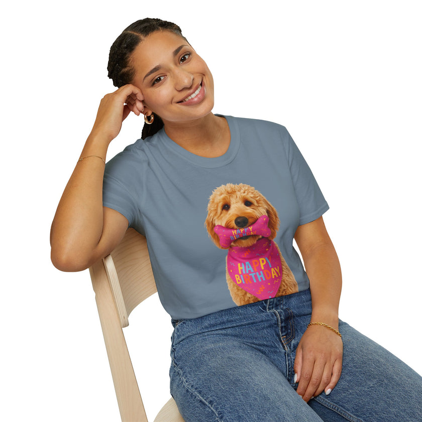 Happy Birthday Dog T-Shirt – Funny Party Shirt for Dog Lovers