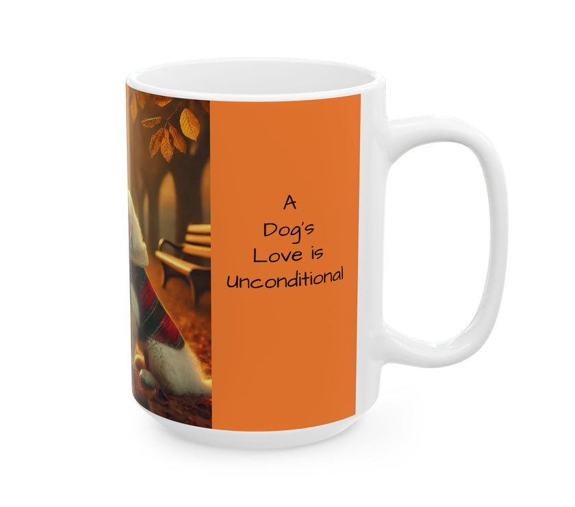 Ceramic Mug - A Dog's Love is Unconditional!