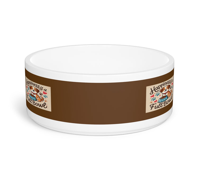 Pet Bowl with Happiness is a Full Bowl saying