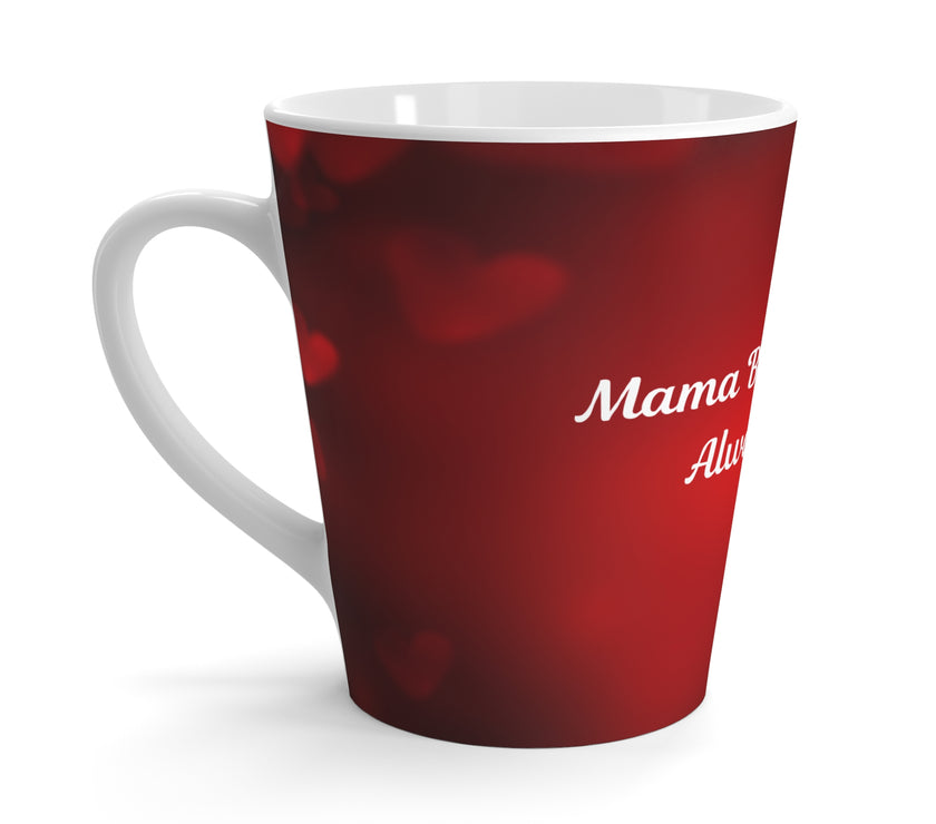 Red Rose Mama Bear Coffee Mug - Gift for Protective Moms
