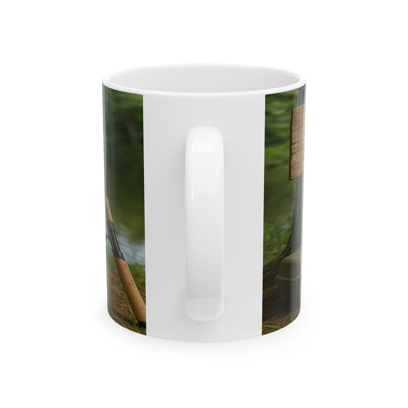 Gone Fishin’ Ceramic Mug for Fishermen