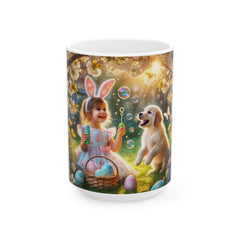 Easter Ceramic Mug - Chasing Dreams & Butterflies