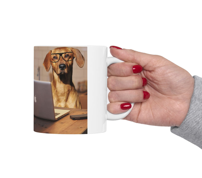 Dog Owner Coffee Mug – “I Work Hard So My Dog Can Have a Better Life”