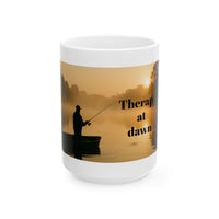 Therapy at Dawn Ceramic Mug – For Peaceful Morning Anglers
Success
