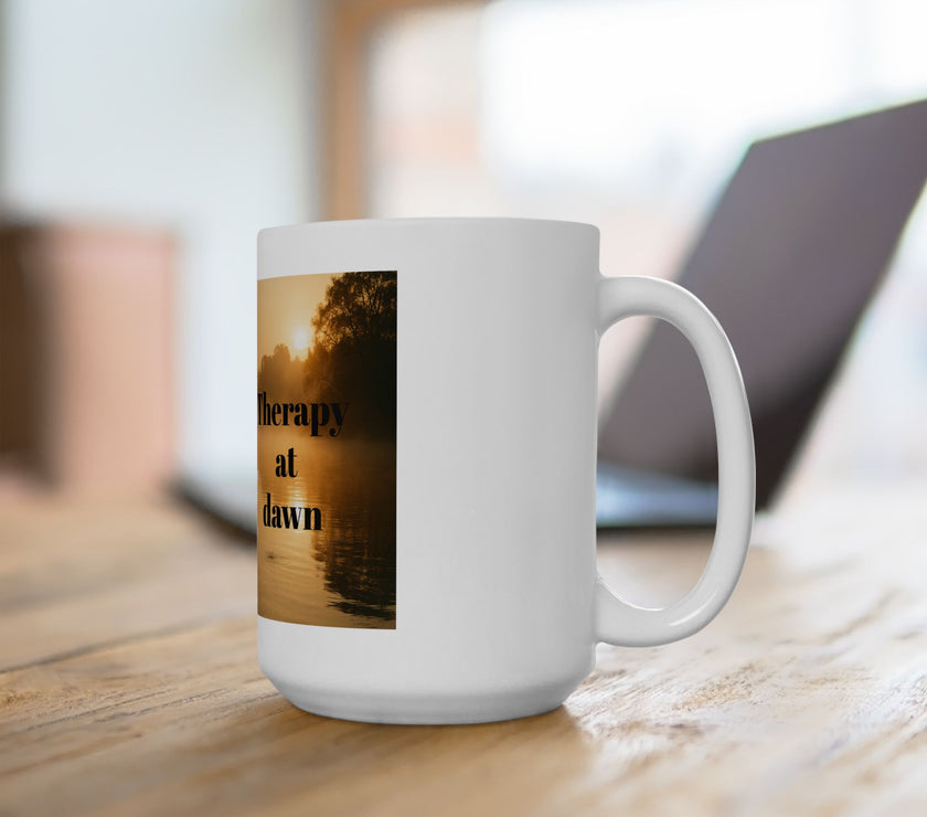 Therapy at Dawn Ceramic Mug – For Peaceful Morning Anglers
Success
