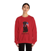 All-American Dog Lover Freedom Crewneck Sweatshirt