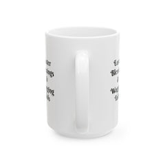 Easter Ceramic Mug - Easter Blessings & Wagging Tails