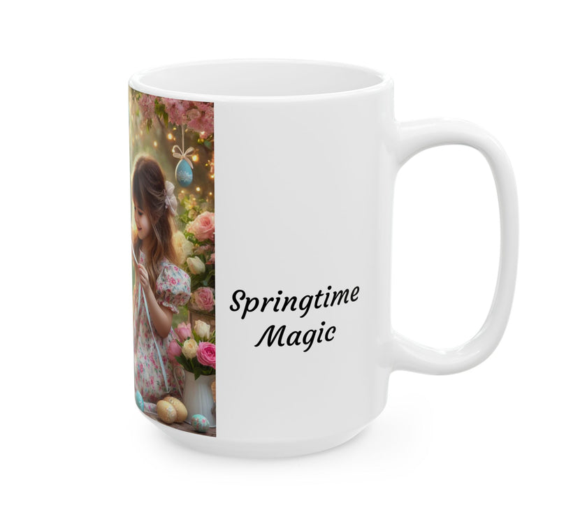 Easter Ceramic Mug - Springtime Magic