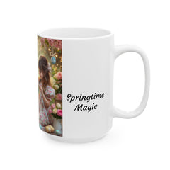 Easter Ceramic Mug - Springtime Magic