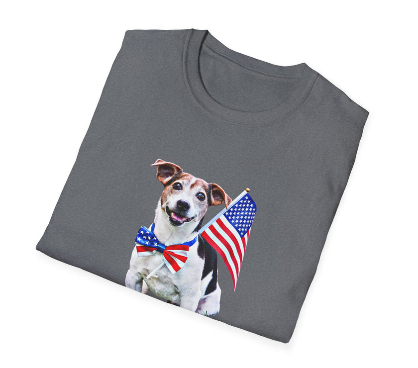 All-American Dog Lover Freedom Tee Shirt