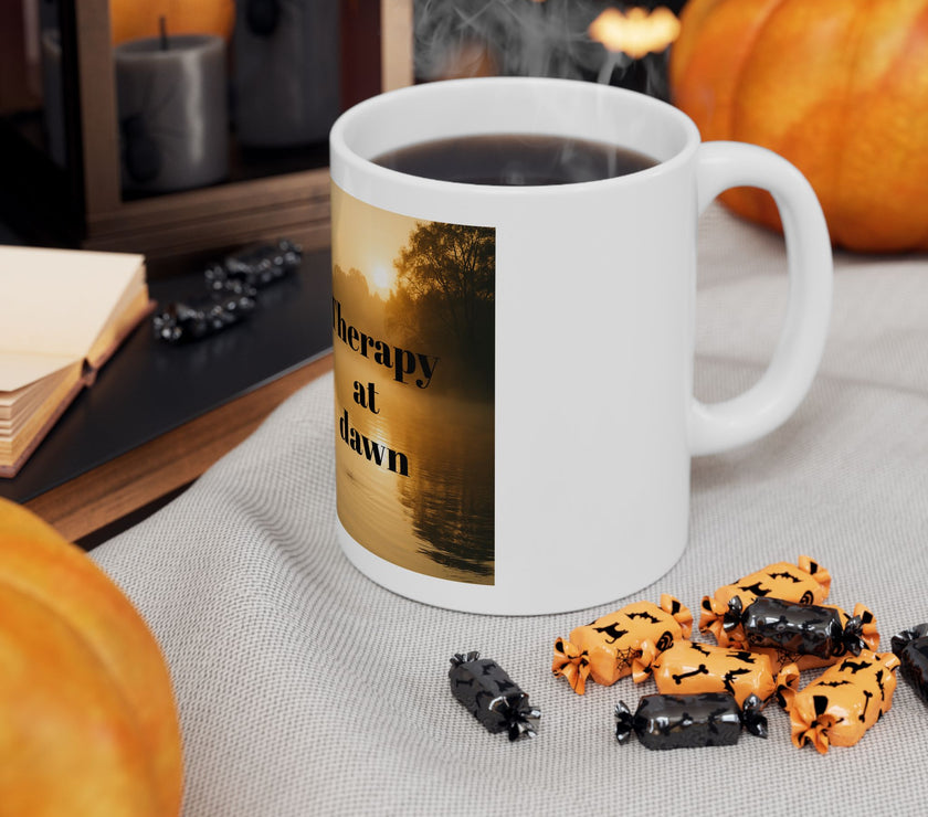 Therapy at Dawn Ceramic Mug – For Peaceful Morning Anglers
Success
